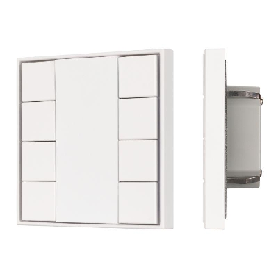Панель кнопочная KNX-301-22-8-SH-IN White (BUS Frame) (IP20 пластик) INTELLIGENT ARLIGHT 037723