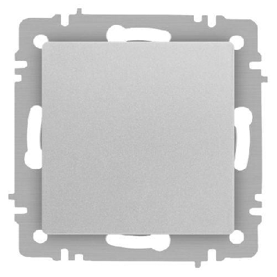 Переключатель 1-кл. СП Accent 6-103-03 10А IP20 250В AL/CU алюм. Intro Б0063443
