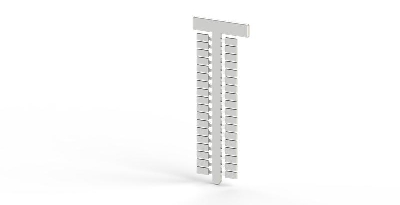 Маркировка DG10/6 без надписей 1 пластина - 36шт (уп.360шт) Klemsan 505320