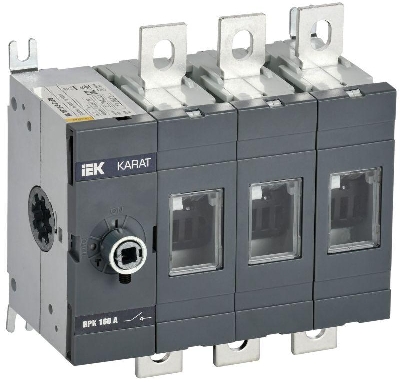 Выключатель-разъединитель ВРК 3п 160А без рукоятки KARAT IEK KA-VR10-3-0160