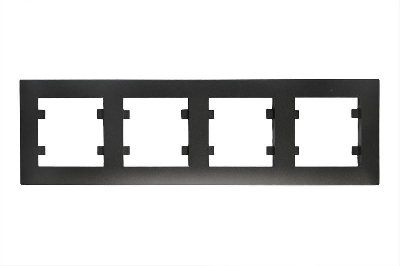 Рамка 4-м Karea RIZZ STAR чер. Makel 88054704