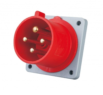 Вилка для скрытой проводки 3Р+РЕ 16А 380В IP44 ВЩ-103 DEKraft 26231DEK