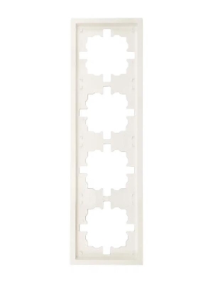 Рамка 4-мест. горизонт. ZIMA слон. кость LEZARD 704-9000-149