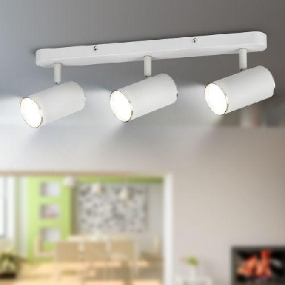 Светильник OL35-3 WH MR16 GU10 настенно-потолочный спот IP20 бел. хром Эра Б0056367