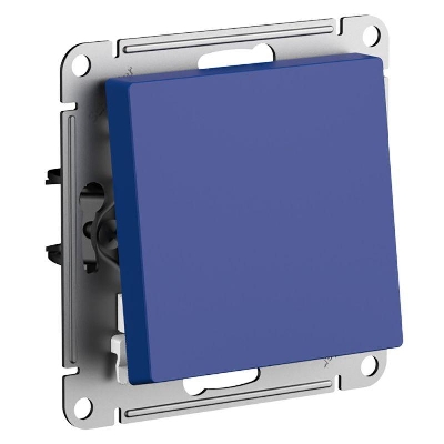 Выключатель AtlasDesign (сх. 1) 10AX с самовозвратом механизм аквамарин SE ATN001115