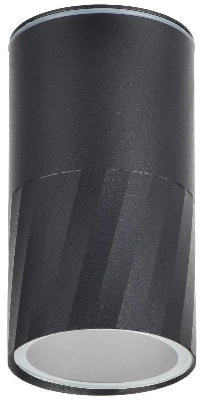 Светильник 5222 GU10 IP65 уличный потолочный черн. IEK LT-UPU0-5222-GU10-1-K02