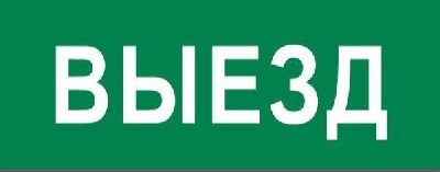 Пиктограмма "Выезд" 240х95мм (для SAFEWAY-10) EKF pkal-03-01