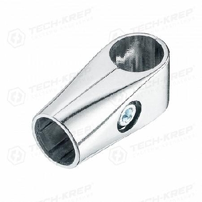 Соединитель двух труб Т-образно хром (уп.1шт) Tech-Krep/Zitar 127449
