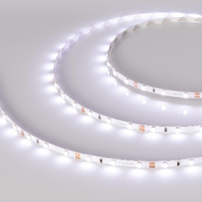 Лента светодиодная RT-A60-5mm 12V Cool 15000К 4.8Вт/м IP20 2835 (уп.5м) Arlight 015215(2)
