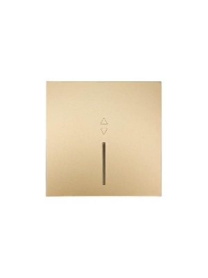 Выключатель проходной 1-кл. с индик. СП ZIMA IP20 10А безвинт. зажим зол. LEZARD 704-3688-114QC