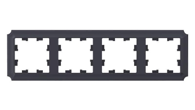 Рамка 4-м AtlasDesign Antique универс. карбон SE ATN101004