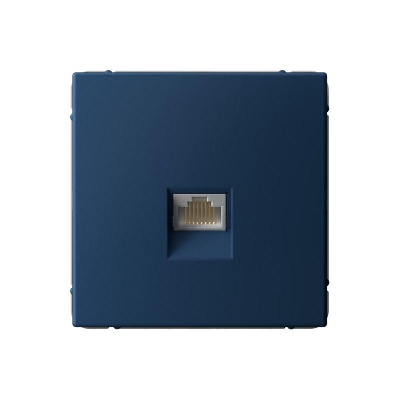 Розетка компьютерная ArtGallery RJ45 кат.5E механизм аквамарин SE GAL001183