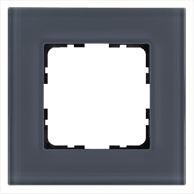 Рамка 1-м G-Glass стекло маренго Jasmart G1001GC