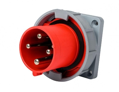 Вилка для скрытой проводки 3Р+РЕ 63А 380В IP67 ВЩ-103 DEKraft 26239DEK