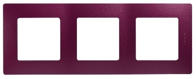 Рамка 3-м Etika сливовый IEK 672563