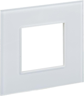 Рамка 1-м SKANDY SK-F21W стекло арктич. бел. IEK SK-M12-G-K01