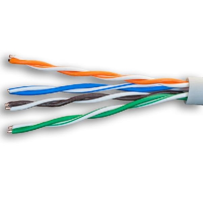 Кабель витая пара U/UTP кат.5E 4х2х24AWG solid Cu LSZH нг(А)-HF In. Standard (м) SUPRLAN 01-0320-1