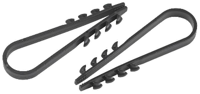 Дюбель-хомут 19-25мм для круглого кабеля NO-224-227 черн. (уп.100шт) Эра Б0066267