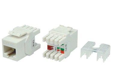 Вставка Keystone Jack RJ45 (8P8C) кат.5E KJ8-8P8C-C5e-180-WH тип 180град. бел. Hyperline 426192