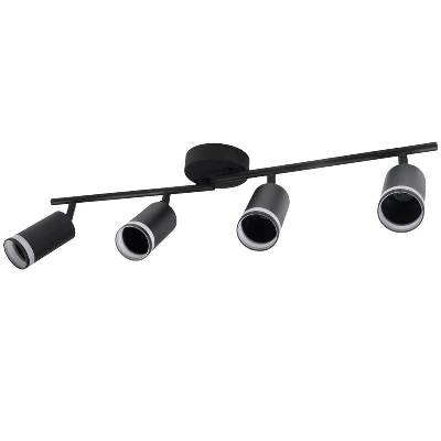 Светильник PCL-0204 4xGU10 IP20 230В BL настен./потолочн. декор. под лампу JazzWay 5066502