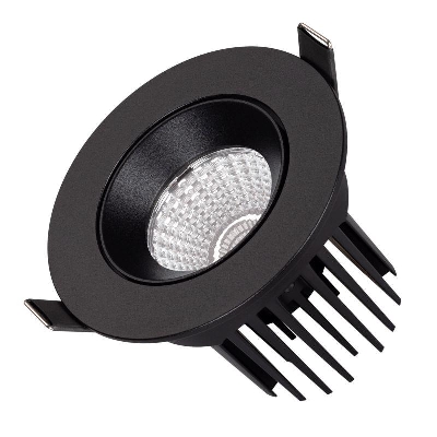 Светильник светодиодный MS-ATOLL-BUILT-TURN-R94-10W Warm3000 (BK 60 deg 230В) IP54 металл Arlight 041574