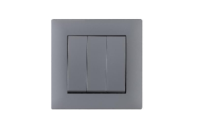 Выключатель 3-клав. 1 вход 3 выхода Karea RIZZ STAR сер. Makel 88065091