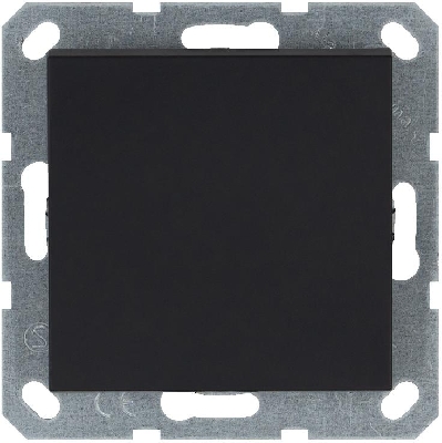 Кнопка звонка 1-кл. 10А IP20 механизм черн. матов. soft touch Jasmart G3010PB