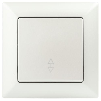 Переключатель 1-кл. СП Solo 4-103-06 10А 250В IP20 перламутр Intro Б0053582