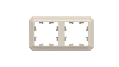 Рамка 2-м AtlasDesign Antique универс. беж. SE ATN100202