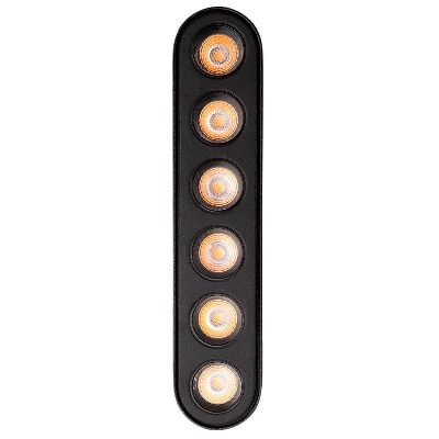 Светильник светодиодный трековый MTR16 1306R 6Вт 4000К spot 36град. BL IP20 низковольтный Pro черн. JazzWay 5056978