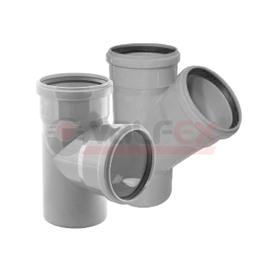 Тройник 45град. 75-50 вн. канализ. (70) VALFEX 22075050