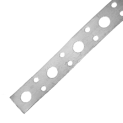 Лента перфорированная прямая 20х0.55 цинк 25м Zitar 123881