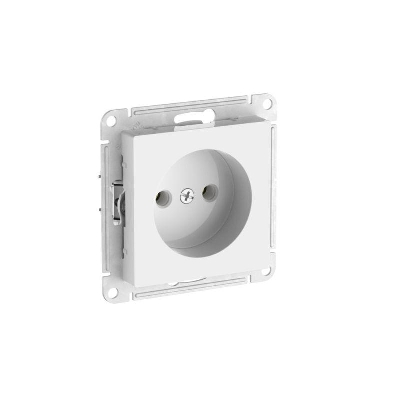 Розетка AtlasDesign 16А без заземл. без шторок быстрозажим. клем. механизм бел. SE ATN000141S