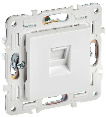 Розетка компьютерная RJ45 кат.6 SKANDY SK-K02W арктич. бел. IEK SK-K10-2-K01