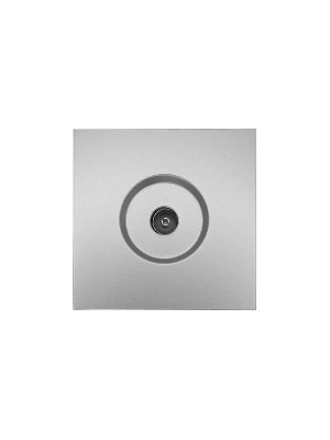 Розетка ТВ оконечная СП ZIMA IP20 сер. матов. LEZARD 704-7488-130