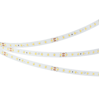 Лента светодиодная RT-A90-10mm 24V Warm 2700К 4.8Вт/м IP20 2835 высок. эффект. 200лм/Вт (уп.5м) Arlight 038777