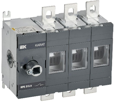 Выключатель-разъединитель ВРК 3п 315А без рукоятки KARAT IEK KA-VR10-3-0315