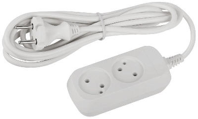 Удлинитель 2х3м без заземл. ПВС 2х0.75 UDL-10-230 Greenline Эра Б0065067