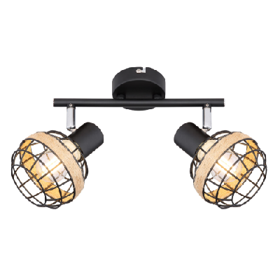 Светильник Fedora 7033-702 2хE14 40Вт настенно-потолочный спот поворотный Rivoli Б0047140