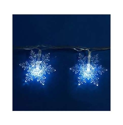 Гирлянда светодиодная «Снежинки-1» ULD-S0700-050/DTA WHITE IP20 SNOWFLAKES-1 с контроллером 50LED (дл.7м) Uniel 7930