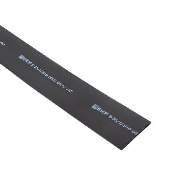 Трубка термоусадочная ТУТ нг 35/17.5 черн. 1м (уп.25м) PROxima EKF tut-35-b-1m