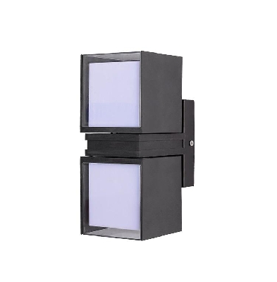 Светильник светодиодный архитектурный PWL-23095 2х8Вт 4000К BL IP54 фасадный исполнение двухсторон. черн. Pro JazzWay 5053151