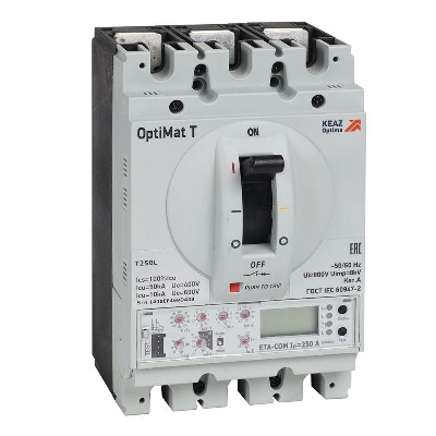 Выключатель автоматический OptiMat T250L ETA 250A 3P КЭАЗ 355879