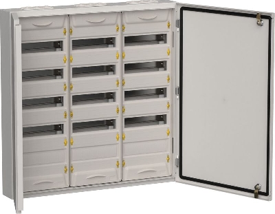 Корпус ЩРн-180 (3х60) TITAN 5 835х830х140 IP54 метал. сер. IEK TI5-50-N-3X060-54-7035