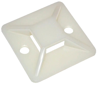 Площадка самоклеящаяся под хомуты PCP-SG 30х30-100WH PA6.6 бел. (уп.100шт) Jazzway 5055063