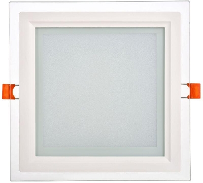 Светильник светодиодный ДВО 1625 18Вт 4000К IP20 встраив. со стекл. квадр. IEK LDVO0-1625-18-4000-K01