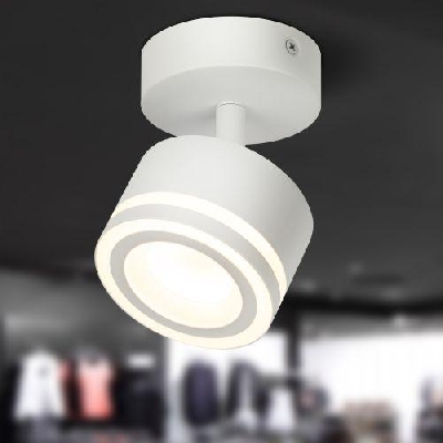 Светильник OL52 WH под лампу GX53 бел. IP20 настенно-потолочный спот Эра Б0059806