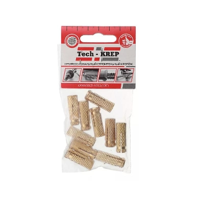 Анкер забивной М6 латунь (пакет) (уп.10шт) Zitar 106744