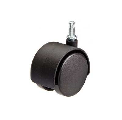 Колесо мебельное поворотное штифт М11 d50 без тормоза пластик черн. (уп.1шт) Tech-Krep/Zitar 151195
