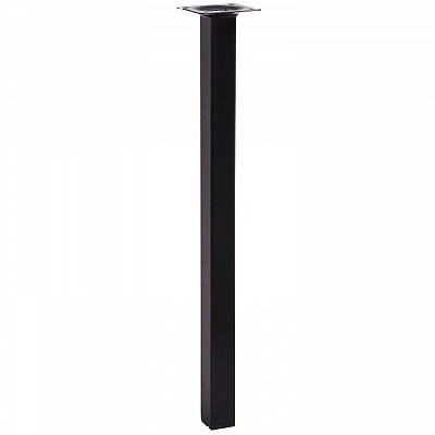 Ножка квадратная нерегулируемая 25х25х400мм метал. черн. Tech-Krep/Zitar 151258